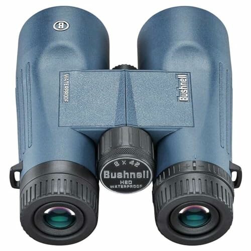 Blue Bushnell 8x42 waterproof binoculars