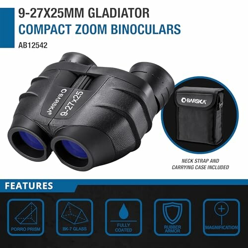 Gladiator Compact Zoom Binoculars