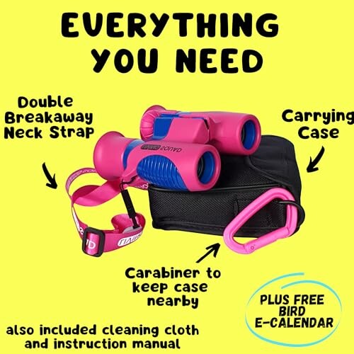 Kids Binoculars 8x21 Pink