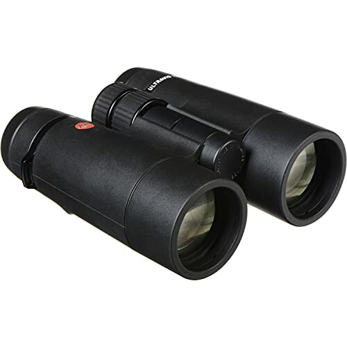 Black Leica Ultravid binoculars with large lenses.