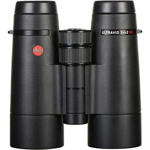 Leica Ultravid 7x42 HD binoculars in black.