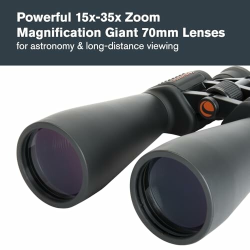 Powerful 15x-35x zoom binoculars with giant 70mm lenses for astronomy and long-distance viewing.