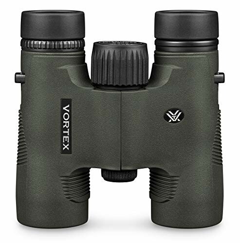 Vortex binoculars with black and green design