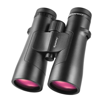 Eyeskey waterproof binoculars with pink lenses.